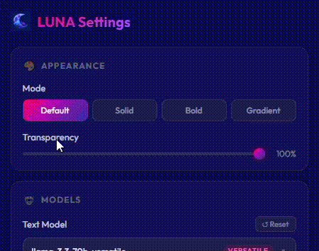 Customise